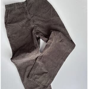 Vintage Woolrich Corduroy Pants Womens Size 10 Loden Green Highrise Pockets 1964